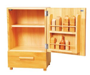 木製ままごと用冷蔵庫